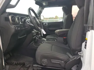 2020 Jeep Wrangler Sport with VIN 1C4GJXAG4LW210506, listed as a Copart auction lot 81745024 with 28,863 mi miles and Salvage title. Bid and sale history available at DreamBid. Image 7.