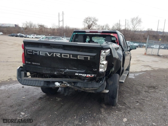 2022 Chevrolet Silverado 1500 LT with VIN 3GCPDKEK3NG504134, listed as a IAAI auction lot 41561032 with 1 mi miles. Bid and sale history available at carsss.com. Image 21.