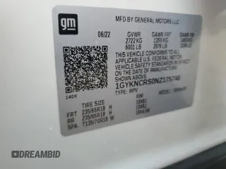 2022 Cadillac XT5 FWD Premium Luxury z VIN 1GYKNCRS0NZ175748, wystawiony jako Copart lot #61651885 z przebiegiem 13 747 mil mil oraz Szkoda całkowita • Salvage title. Historia ofert i sprzedaży dostępna na DreamBid. Obrazek 14.