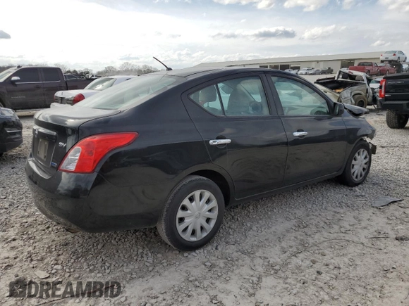 2012 Nissan Versa S with VIN 3N1CN7AP8CL868924, listed as a Copart auction lot 47470015 with 168,465 mi miles and Salvage Title. Bid and sale history available at carsss.com. Image 3.