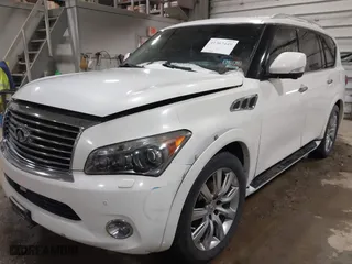 2012 Infiniti QX56 7-passenger with VIN JN8AZ2NE5C9023241, listed as a IAAI auction lot 41367449 with NaN miles. Bid and sale history available at carsss.com. Image 17.