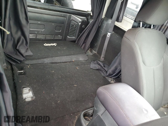2017 Jeep Wrangler Sport with VIN 1C4GJWAG8HL608093, listed as a Copart auction lot 65006675 with 52,630 mi miles and Salvage title. Bid and sale history available at DreamBid. Image 11.
