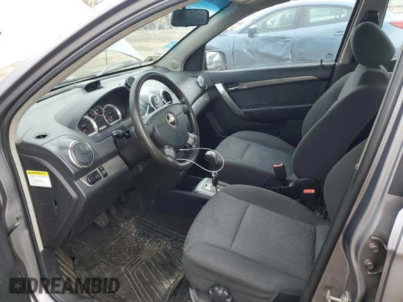 2008 Chevrolet Aveo LT with VIN KL1TG56688B068278, listed as a Copart auction lot 54069525 with 161,017 mi miles and Salvage title. Bid and sale history available at DreamBid. Image 7.