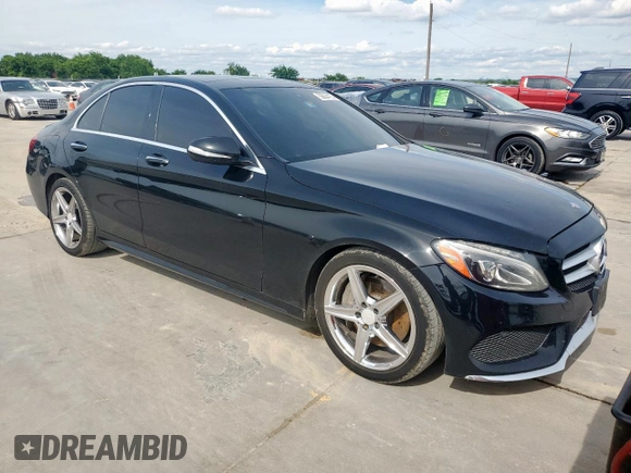 2015 Mercedes-Benz C 300 with VIN 55SWF4JB5FU089833, listed as a Copart auction lot 56554125 with 268,624 mi miles and Clean Title. Bid and sale history available at DreamBid. Image 4.