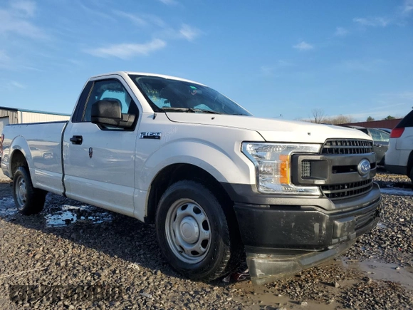 2018 Ford F-150 XL with VIN 1FTMF1CB7JKF43113, listed as a Copart auction lot 41757185 with 72,332 mi miles and Salvage Title. Bid and sale history available at carsss.com. Image 4.