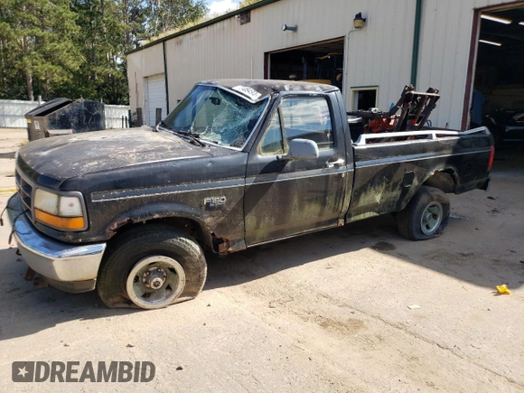 1995 Ford F-150 with VIN 1FTEF14N0SLA85293, listed as a Copart auction lot 72409494 with 0 mi miles and Salvage Title. Bid and sale history available at carsss.com. Image 1.