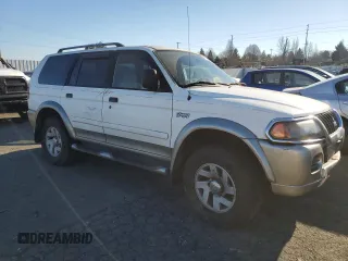 2002 Mitsubishi Montero Sport XLS with VIN JA4MT31R02J035331, listed as a Copart auction lot 42690835 with 0 mi miles and Salvage Title. Bid and sale history available at carsss.com. Image 4.