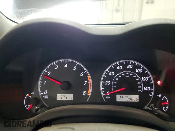 2012 Toyota Corolla L with VIN 5YFBU4EE4CP005401, listed as a Copart auction lot 49046575 with 98,656 mi miles and Salvage Title. Bid and sale history available at carsss.com. Image 9.