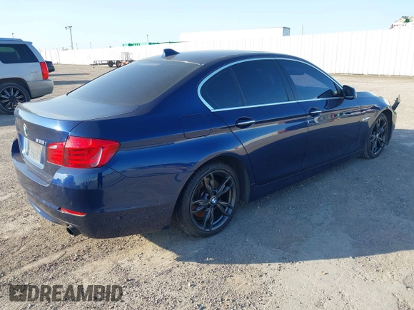 2011 BMW 5 Series 535i with VIN WBAFR7C51BC604445, listed as a IAAI auction lot 41980493 with 184,243 mi miles and . Bid and sale history available at carsss.com. Image 4.