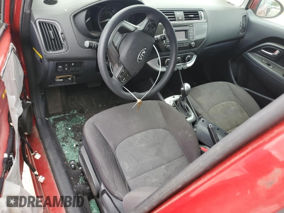 2017 Kia Rio LX with VIN KNADM4A39H6005760, listed as a Copart auction lot 53929275 with 0 mi miles and Clean Title. Bid and sale history available at carsss.com. Image 8.