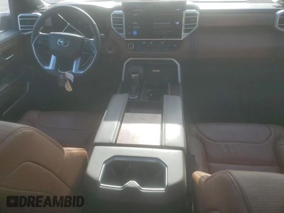 2024 Toyota Tundra 1794 Edition with VIN 5TFMA5DBXRX167302, listed as a Copart auction lot 49960245 with 13,158 mi miles and Salvage title. Bid and sale history available at DreamBid. Image 8.