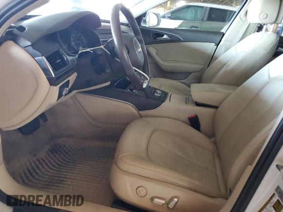 2017 Audi A6 Premium Plus with VIN WAUD8AFC8HN092536, listed as a Copart auction lot 62597345 with 97,570 mi miles and Salvage title. Bid and sale history available at DreamBid. Image 7.