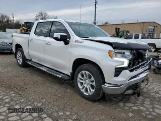 2023 Chevrolet Silverado 1500 LTZ with VIN 3GCUDGE87PG355184, listed as a Copart auction lot 85741044 with 44,075 mi miles and Salvage Title. Bid and sale history available at carsss.com. Image 4.