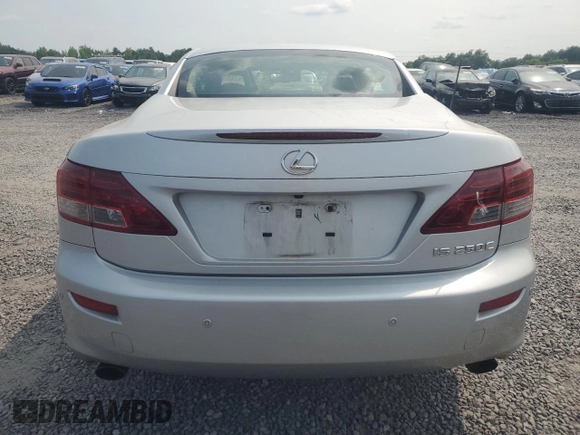 2011 Lexus IS 250 C z VIN JTHFF2C29B2514971, wystawiony jako Copart lot #59915215 z przebiegiem 116 160 mil mil oraz Szkoda całkowita • Salvage title. Historia ofert i sprzedaży dostępna na DreamBid. Obrazek 6.