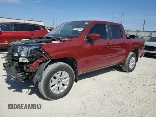 2022 Nissan Frontier S with VIN 1N6ED1EK5NN628959, listed as a Copart auction lot 67492454 with 33,617 mi miles and Salvage Title. Bid and sale history available at carsss.com. Image 1.