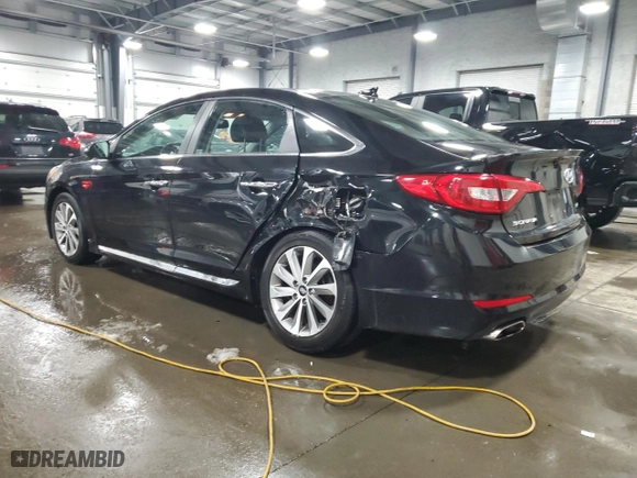 2015 Hyundai Sonata 2.4L Sport with VIN 5NPE34AF1FH044849, listed as a Copart auction lot 48177675 with 125,712 mi miles and Salvage Title. Bid and sale history available at carsss.com. Image 2.