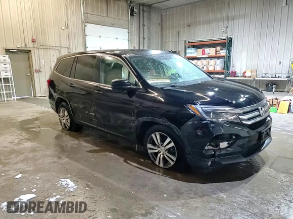 2018 Honda Pilot EX-L with VIN 5FNYF6H53JB006687, listed as a Copart auction lot 46091245 with 88,830 mi miles and Salvage Title. Bid and sale history available at DreamBid. Image 14.