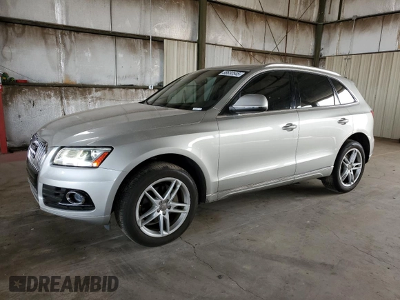 2015 Audi Q5 Premium Plus with VIN WA1LFAFP2FA006482, listed as a Copart auction lot 58830545 with 141,937 mi miles and Salvage title. Bid and sale history available at DreamBid. Image 1.