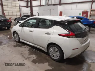 2024 Nissan LEAF S z VIN 1N4AZ1BV4RC550165, wystawiony jako IAAI lot #41577935 z przebiegiem 13 361 mil mil oraz . Historia ofert i sprzedaży dostępna na DreamBid. Obrazek 3.