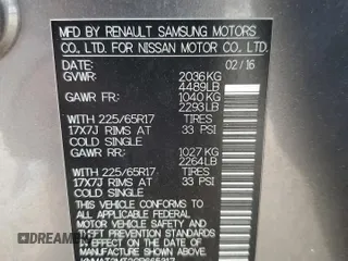2016 Nissan Rogue SV with VIN KNMAT2MT2GP665317, listed as a Copart auction lot 49662925 with 135,030 mi miles and Salvage Title. Bid and sale history available at DreamBid. Image 13.