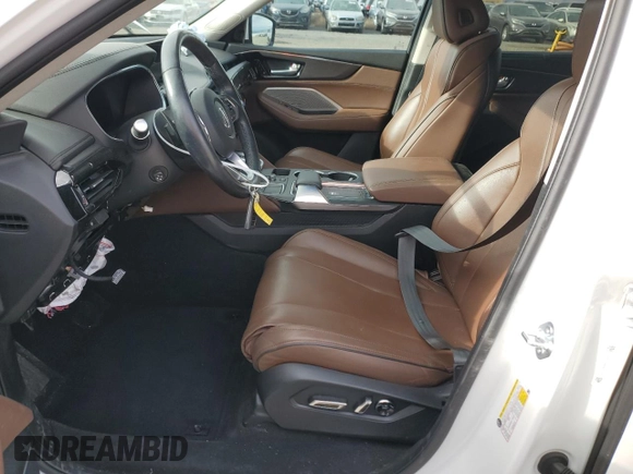 2022 Acura MDX w/Advance Package with VIN 5J8YE1H89NL024910, listed as a Copart auction lot 78226614 with 51,954 mi miles and Salvage Title. Bid and sale history available at carsss.com. Image 7.