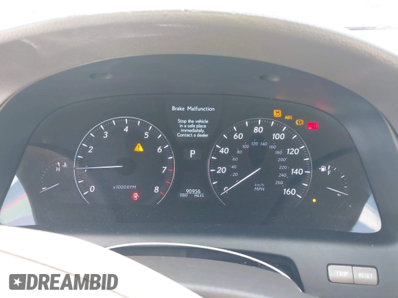 2008 Lexus LS 460 with VIN JTHBL46F785081076, listed as a IAAI auction lot 42165500 with 90,956 mi miles and . Bid and sale history available at DreamBid. Image 7.