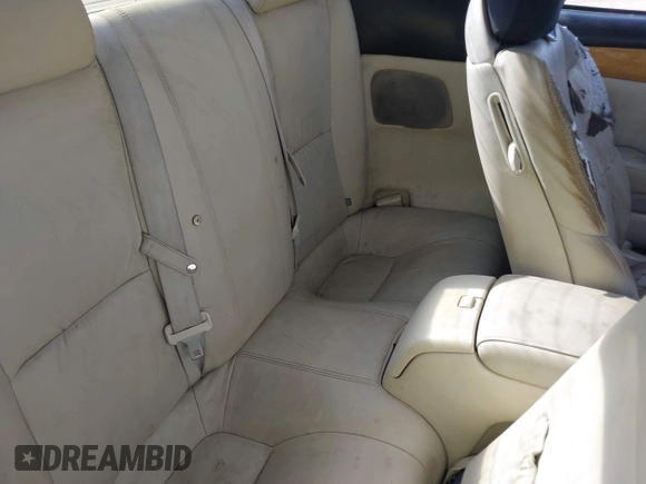 2004 Lexus SC 430 with VIN JTHFN48Y540053505, listed as a IAAI auction lot 41981873 with 144,553 mi miles and . Bid and sale history available at DreamBid. Image 8.