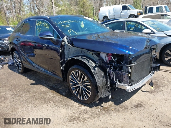 2024 Lexus RX 350h with VIN 2T2BBMCAXRC055195, listed as a IAAI auction lot 41953427 with 3,892 mi miles and . Bid and sale history available at DreamBid. Image 1.