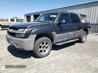 2003 Chevrolet Avalanche with VIN 3GNEK13T63G192527, listed as a Copart auction lot 54837845 with 220,953 mi miles and Salvage Title. Bid and sale history available at carsss.com. Image 1.