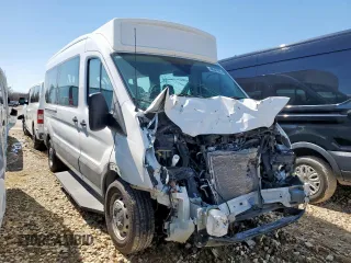 2023 Ford Transit Passenger XL with VIN 1FBAX2C88PKB89190, listed as a Copart auction lot 42507855 with Not Provided miles and Salvage Title. Bid and sale history available at DreamBid. Image 4.