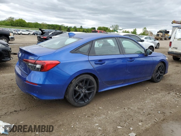 2023 Honda Civic Sport with VIN 2HGFE2F50PH541521, listed as a Copart auction lot 51367805 with 31,394 mi miles and Salvage title. Bid and sale history available at DreamBid. Image 3.