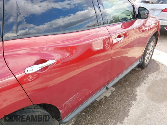 2014 Nissan Pathfinder S with VIN 5N1AR2MM2EC719481, listed as a IAAI auction lot 42041932 with 113,794 mi miles and . Bid and sale history available at DreamBid. Image 17.