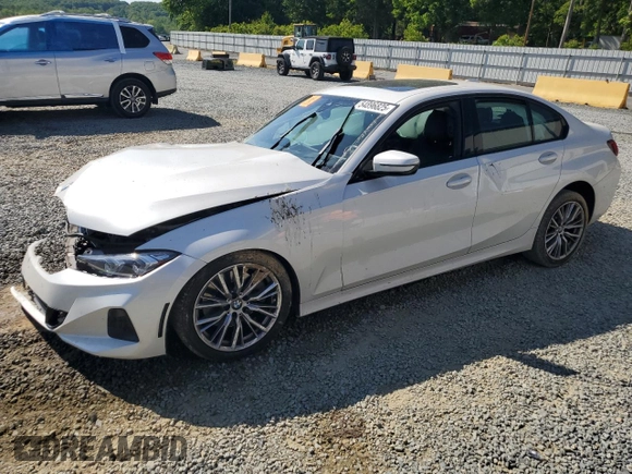 2023 BMW 3 Series 330i with VIN 3MW69FF0XP8D11989, listed as a Copart auction lot 54896825 with Not provided miles and Salvage title. Bid and sale history available at DreamBid. Image 1.