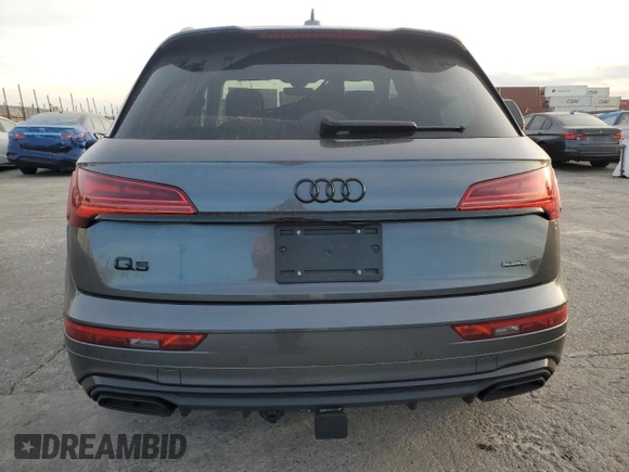 2022 Audi Q5 S line Premium Plus with VIN WA1EAAFY6N2048694, listed as a Copart auction lot 88556535 with 34,009 mi miles and Salvage Title. Bid and sale history available at DreamBid. Image 6.