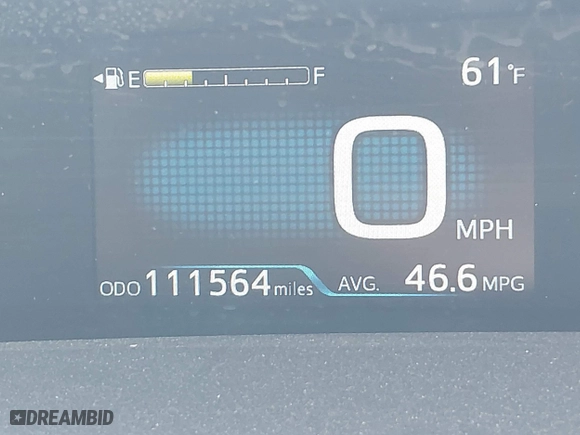 2016 Toyota Prius Four with VIN JTDKARFU5G3018734, listed as a IAAI auction lot 41825707 with 111,564 mi miles. Bid and sale history available at carsss.com. Image 16.