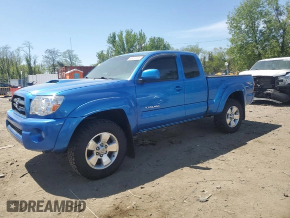 2008 Toyota Tacoma with VIN 5TEUU42N38Z571192, listed as a Copart auction lot 53450395 with 105,683 mi miles and Salvage Title. Bid and sale history available at DreamBid. Image 1.