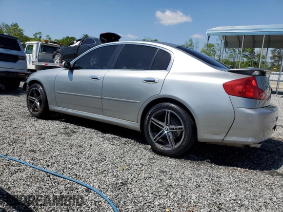 2005 Infiniti G35 with VIN JNKCV51F15M303608, listed as a Copart auction lot 51694325 with 186,375 mi miles and Salvage Title. Bid and sale history available at DreamBid. Image 2.
