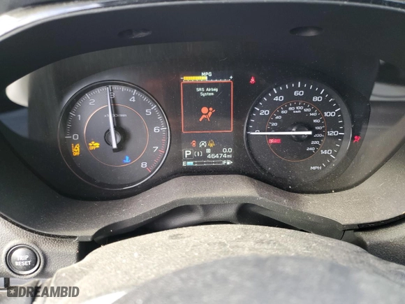 2023 Subaru Crosstrek with VIN JF2GTABC6P8230724, listed as a Copart auction lot 43732855 with 46,474 mi miles and Salvage Title. Bid and sale history available at carsss.com. Image 9.