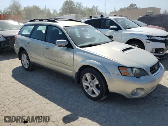 2005 Subaru Legacy Outback XT with VIN 4S4BP68C654326399, listed as a Copart auction lot 73983284 with Not provided miles and Salvage title. Bid and sale history available at DreamBid. Image 4.