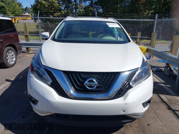 2018 Nissan Murano SL with VIN 5N1AZ2MGXJN202938, listed as a IAAI auction lot 40548424 with 56,237 mi miles and . Bid and sale history available at DreamBid. Image 12.