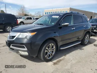 2011 Acura MDX Advance with VIN 2HNYD2H53BH524061, listed as a Copart auction lot 50043825 with 129,807 mi miles and Salvage title. Bid and sale history available at DreamBid. Image 1.
