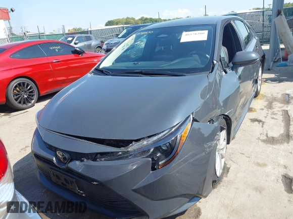 2023 Toyota Corolla LE with VIN JTDB4MEE6P3003566, listed as a IAAI auction lot 40378200 with 42,837 mi miles. Bid and sale history available at carsss.com. Image 12.