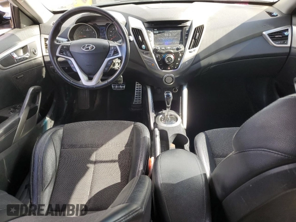 2013 Hyundai Veloster w/Black Int z VIN KMHTC6AD6DU121277, wystawiony jako Copart lot #53222805 z przebiegiem 155 236 mil mil oraz Czysty tytuł • Clean title. Historia ofert i sprzedaży dostępna na DreamBid. Obrazek 8.