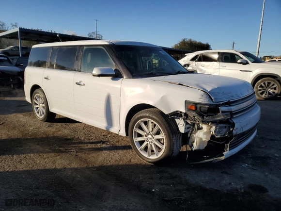 2018 Ford Flex Limited with VIN 2FMGK5D85JBA09830, listed as a Copart auction lot 84450094 with 80,940 mi miles and Salvage Title. Bid and sale history available at carsss.com. Image 4.
