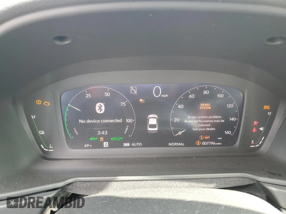2025 Honda Accord EX-L z VIN 1HGCY2F69SA010120, wystawiony jako Copart lot #49388455 z przebiegiem 7 796 mil mil oraz Szkoda całkowita • Salvage title. Historia ofert i sprzedaży dostępna na DreamBid. Obrazek 9.