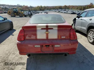 2007 Chevrolet Monte Carlo SS with VIN 2G1WL16C279152105, listed as a Copart auction lot 77103744 with 102,806 mi miles and Salvage Title. Bid and sale history available at carsss.com. Image 6.