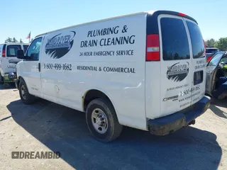 2016 Chevrolet Express Cargo Van with VIN 1GCWGAFF1G1126072, listed as a IAAI auction lot 42166064 with 245,517 mi miles. Bid and sale history available at carsss.com. Image 3.