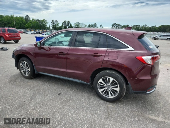 2017 Acura RDX Advance with VIN 5J8TB3H78HL002925, listed as a Copart auction lot 59777585 with 104,685 mi miles and Salvage title. Bid and sale history available at DreamBid. Image 2.