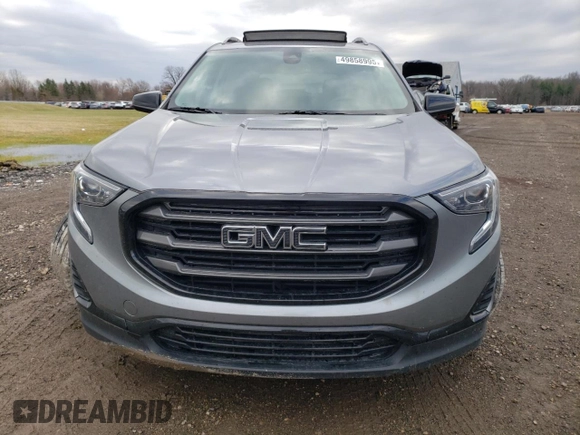 2020 GMC Terrain SLE with VIN 3GKALMEV5LL294370, listed as a Copart auction lot 49858995 with 61,264 mi miles and Salvage Title. Bid and sale history available at DreamBid. Image 5.