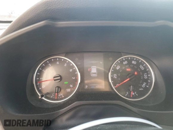 2019 Toyota RAV4 XLE Premium with VIN 2T3A1RFV5KW042879, listed as a Copart auction lot 46245415 with 92,238 mi miles and Salvage Title. Bid and sale history available at carsss.com. Image 9.
